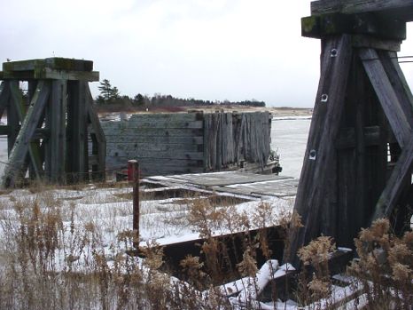 MLS Railroad Dock at Manistique MI